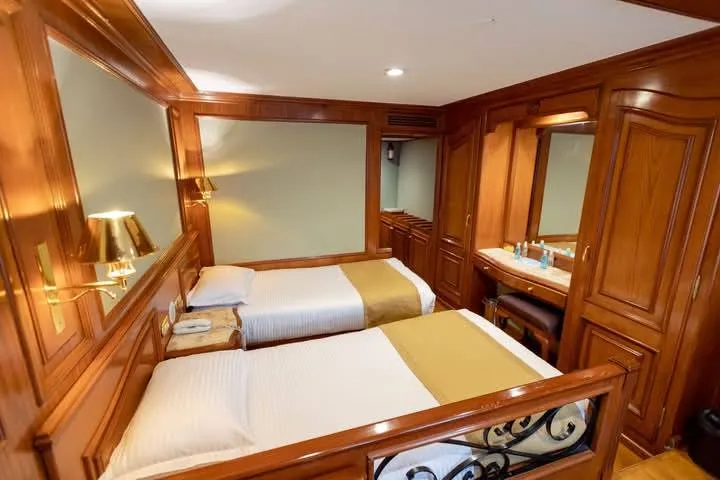 Cabin aboard the MS King Tut I Nile Cruise Nile cruise